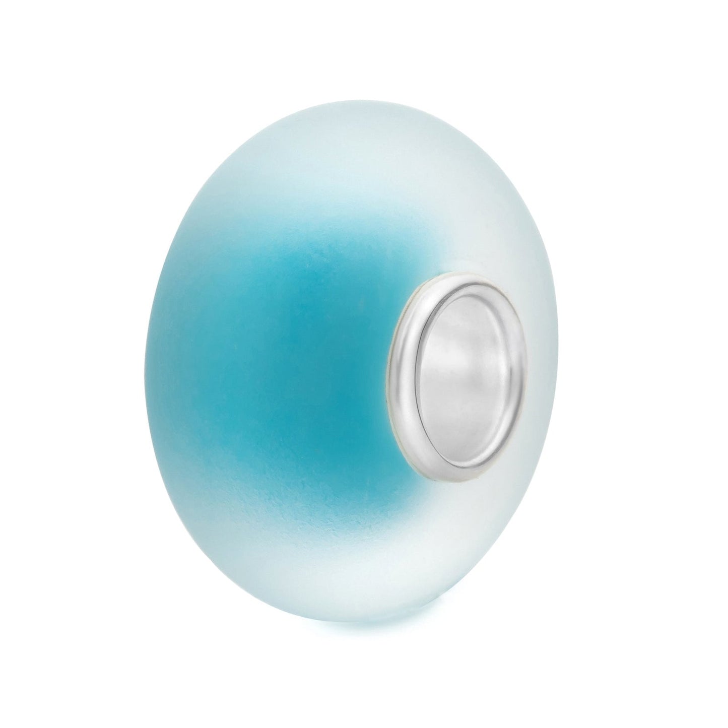 Elfbeads Blue Frost (G220812) blue and silver glass Charm - The Alternative Bead official German Retailer. Buy 4 get 5 - free DHL Shipping for all orders above 150€