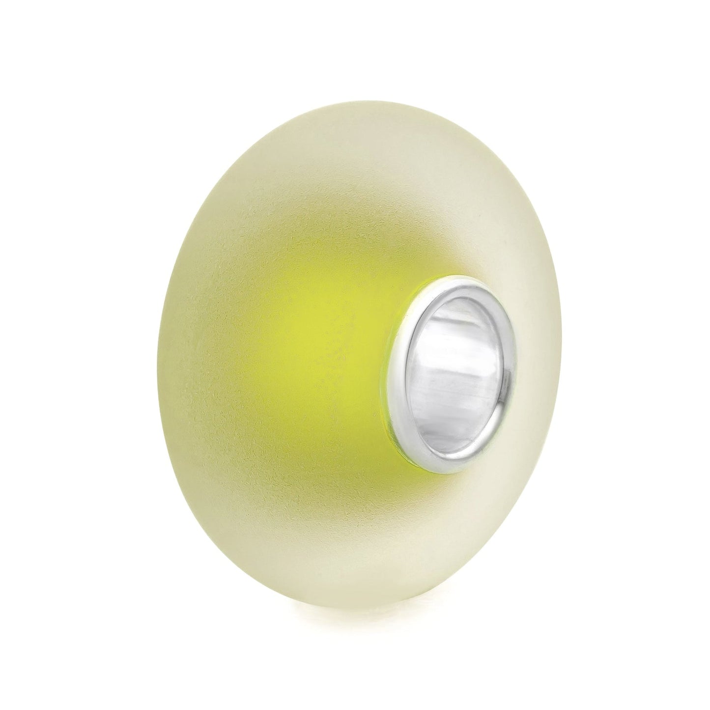 Elfbeads Pear Frost (G220808) yellow; silver glass Bead - The Alternative Bead official German Retailer. Buy 4 get 5 - free DHL Shipping for all orders above 150 ?