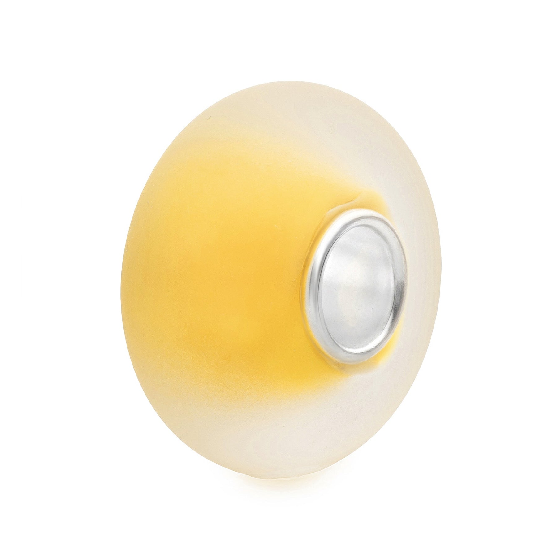 Elfbeads Yellow Frost yellow; silver glass Bead by The Alternative Bead. Your official Elfbeads Retailer from Germany