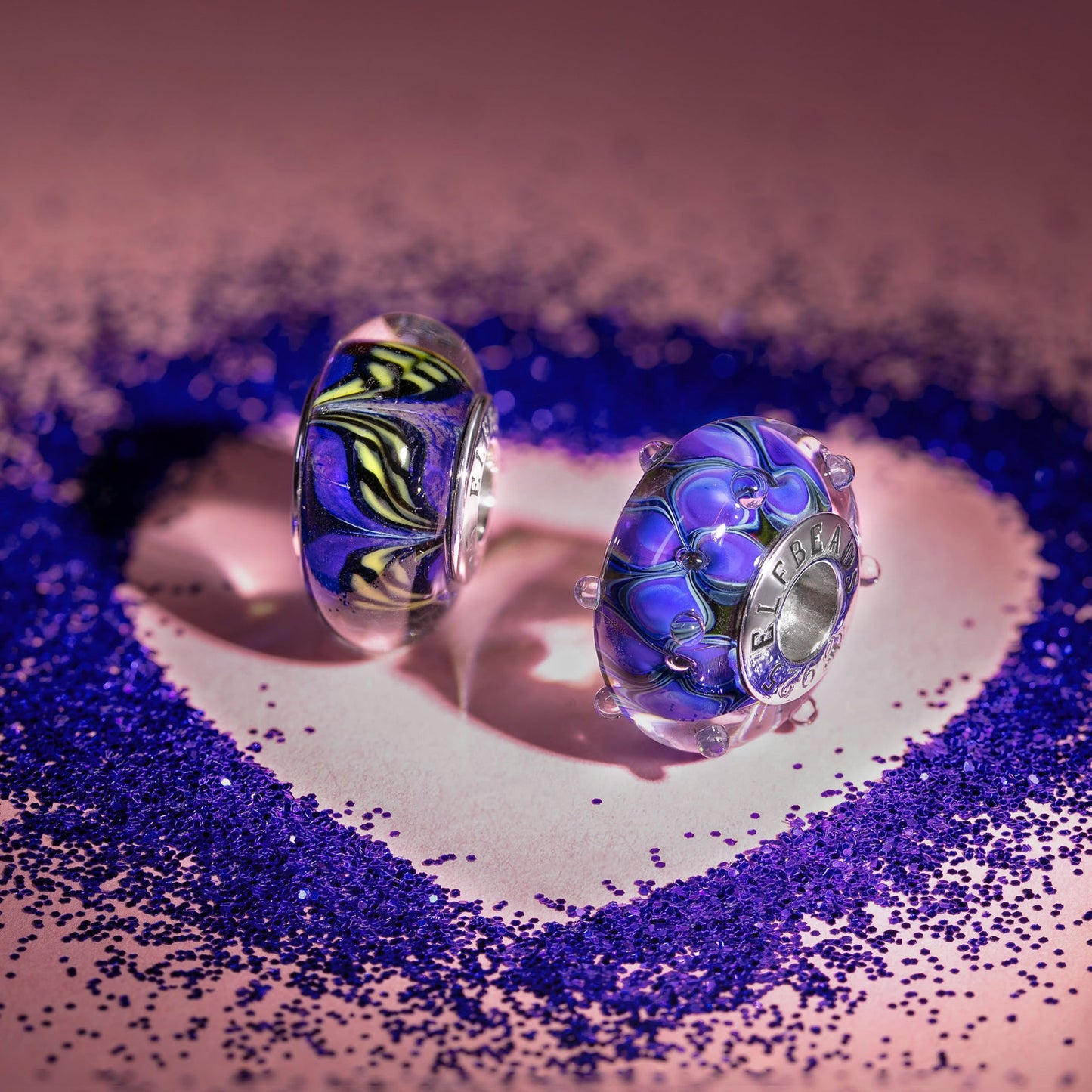 Elfbeads Midnight Elegance Perpetuals glass Bead by The Alternative Bead. Your official Elfbeads Retailer from Germany