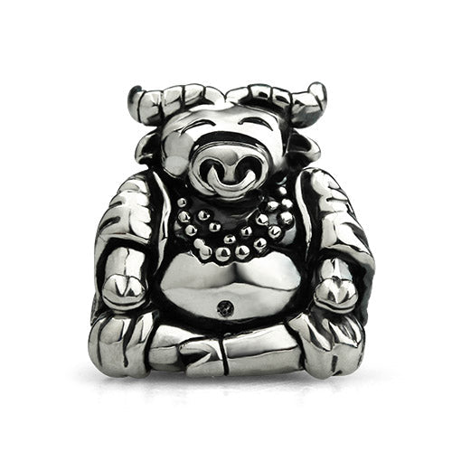 OHM Beads Year Of The Ox (Retired) (AAA146) sterling-silver Bead The Alternative Bead