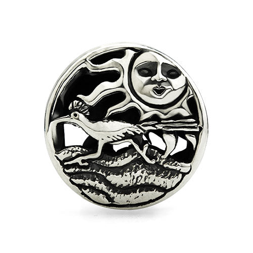 OHM Beads Running Through The Desert (AAA159) sterling-silver Bead The Alternative Bead