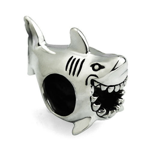 OHM Beads Sharking Around (AAA161) sterling-silver Bead The Alternative Bead