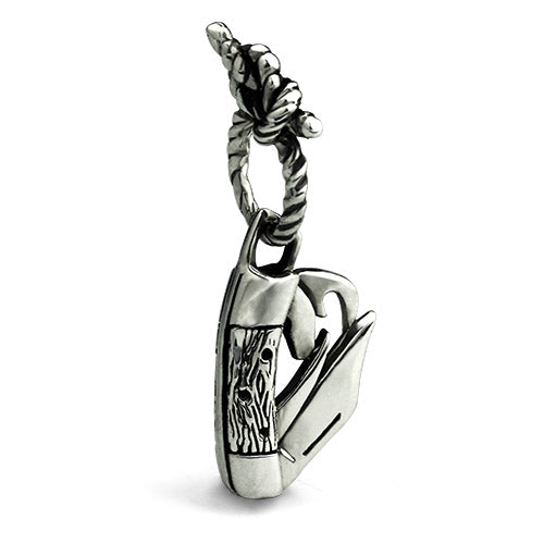 OHM Beads Pocket Knife (AAE132) sterling-silver Bead The Alternative Bead