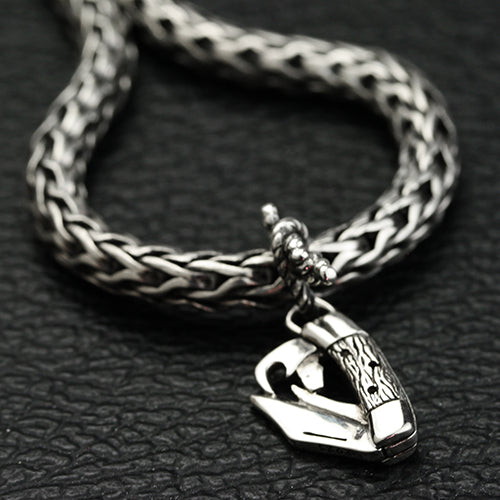 OHM Beads Pocket Knife (AAE132) sterling-silver Bead The Alternative Bead