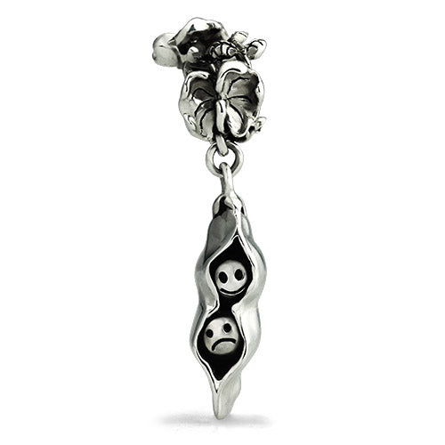 OHM Beads Two Peas In A Pod (AAF016) sterling-silver Bead The Alternative Bead