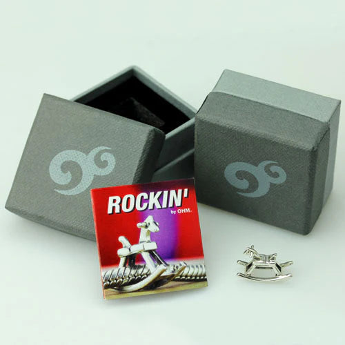 OHM Beads Rockin' (Retired) (AAH026) sterling-silver Bead The Alternative Bead