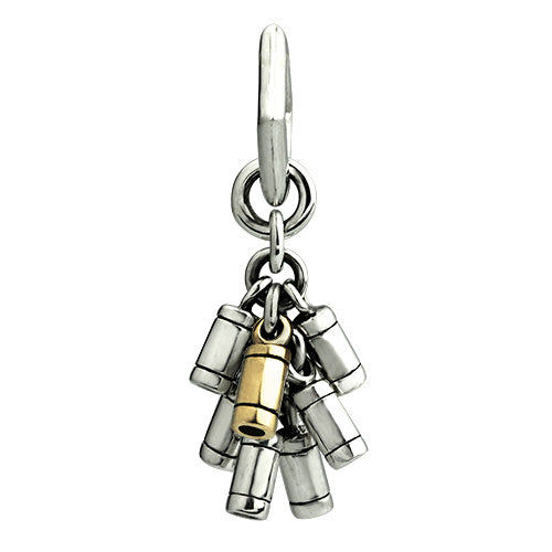OHM Beads Exploding Bamboo (2-Tone) (AAH048SG) sterling-silver Bead The Alternative Bead