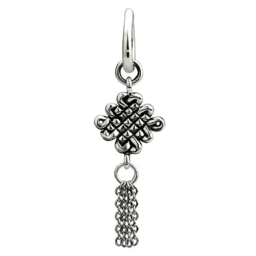 OHM Beads Mystic Knot sterling-silver Bead The Alternative Bead