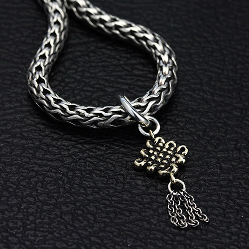 OHM Beads Mystic Knot (2-Tone) (AAH050SG) sterling-silver Bead The Alternative Bead