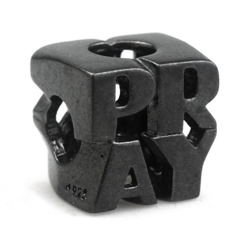 OHM Beads Dirty PRAY (AAN301D) sterling-silver Bead The Alternative Bead