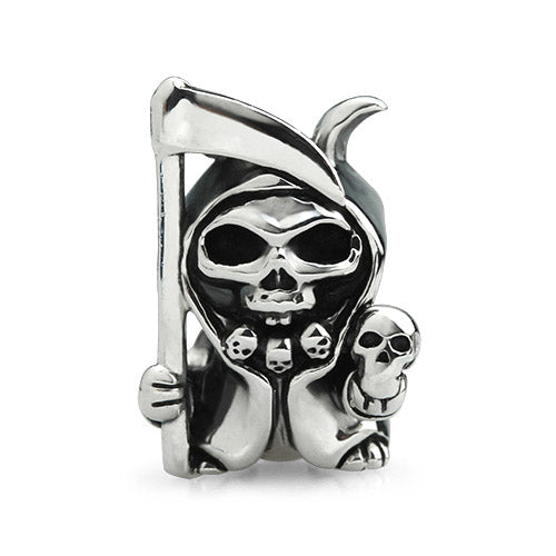 OHM Beads Skully Bunny (AAX110) sterling-silver Bead The Alternative Bead