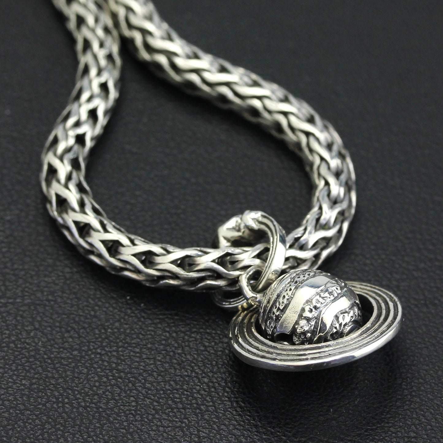 OHM Beads Saturn Secrets (AAX135) sterling-silver Bead The Alternative Bead