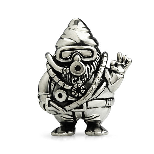 OHM Beads Beadmail No. 16 Diver Gnome sterling-silver Bead The Alternative Bead