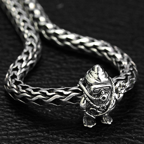 OHM Beads Beadmail No. 16 Diver Gnome sterling-silver Bead The Alternative Bead