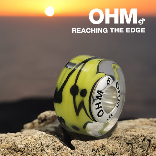 OHM Beads Reaching The Edge (AMG115) sterling-silver Bead The Alternative Bead