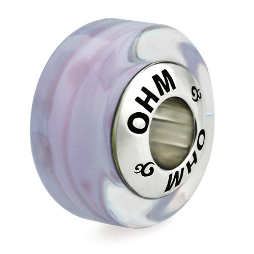 OHM Beads Mottled Mauve (AMG117) sterling-silver Bead The Alternative Bead