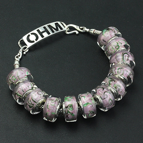 OHM Beads Swirling Minds (AMG119) sterling-silver Bead The Alternative Bead