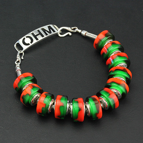 OHM Beads Candy Christmas (AMG130) sterling-silver Bead The Alternative Bead