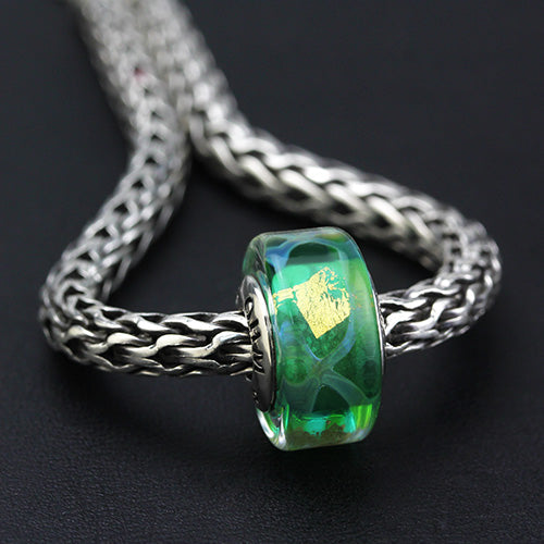OHM Beads Ocean Path (AMG137) sterling-silver Bead The Alternative Bead