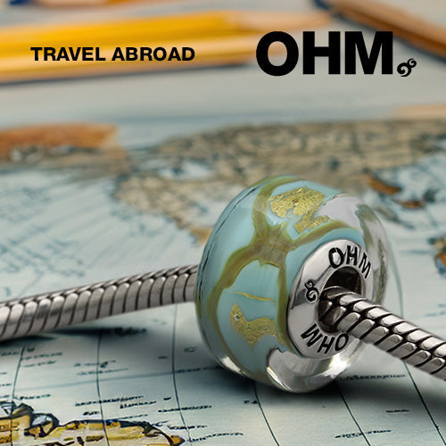 OHM Beads Travel Abroad (AMG140) sterling-silver Bead The Alternative Bead
