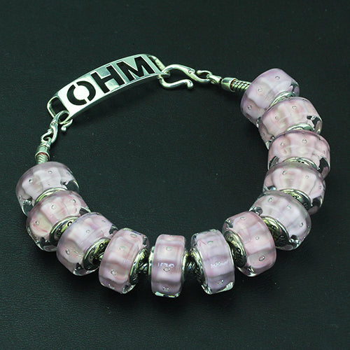 OHM Beads Petal Pink (AMG142) sterling-silver Bead The Alternative Bead