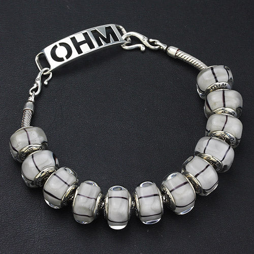 OHM Beads Grill Grid (AMG148) sterling-silver Bead The Alternative Bead