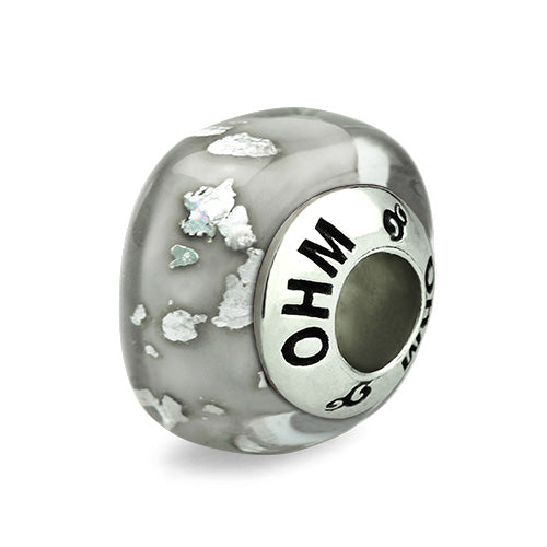 OHM Beads Be Flakey (AMG154) sterling-silver Bead The Alternative Bead