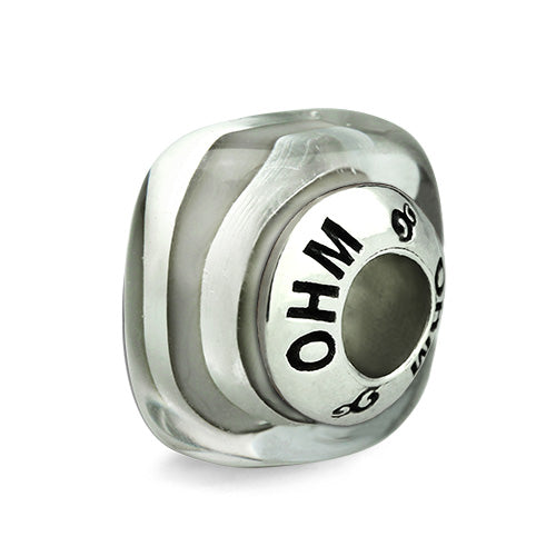 OHM Beads Be Stripey (AMG157) sterling-silver Bead The Alternative Bead