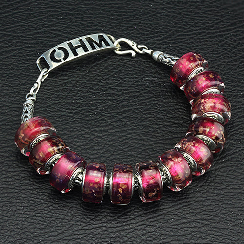 OHM Beads Work Hard (Retired) (AMG163) sterling-silver Bead The Alternative Bead