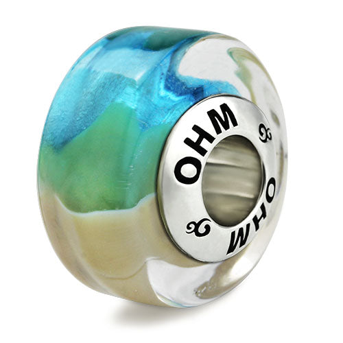 OHM Beads Stroke By Stroke (AMG170) sterling-silver Bead The Alternative Bead