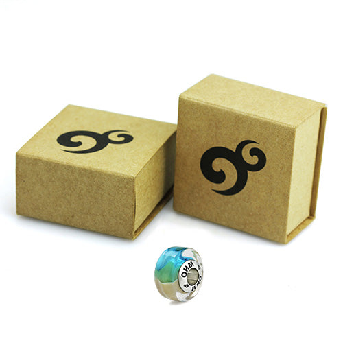 OHM Beads Stroke By Stroke (AMG170) sterling-silver Bead The Alternative Bead