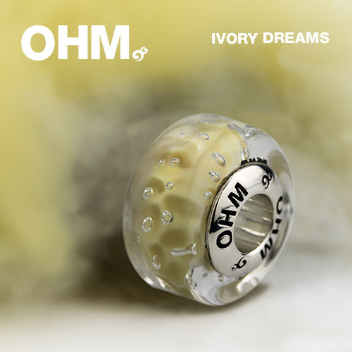 OHM Beads Ivory Dreams (AMG172) sterling-silver Bead The Alternative Bead