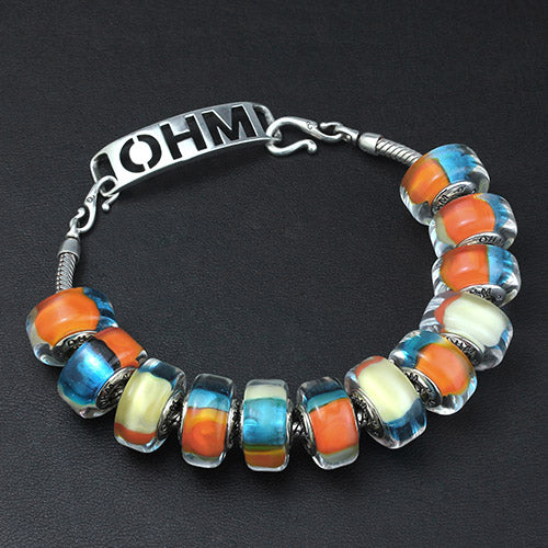 OHM Beads Side By Side (AMG174) sterling-silver Bead The Alternative Bead