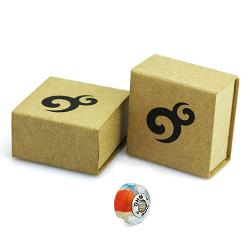 OHM Beads Side By Side (AMG174)  sterling-silver Bead The Alternative Bead