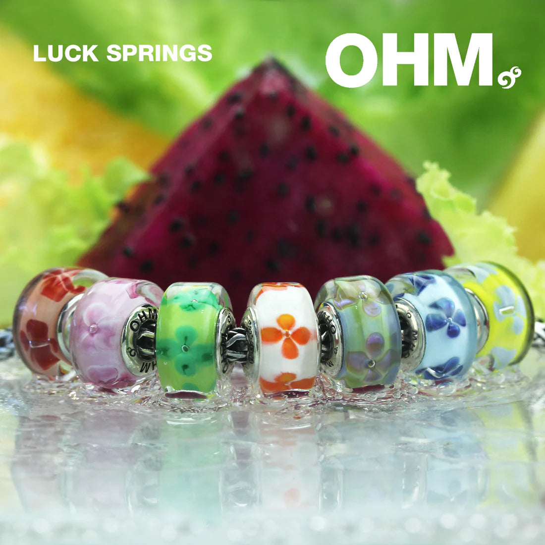 OHM Beads GOTM NO. 19 Luck Springs (AMG231) sterling-silver Bead The Alternative Bead