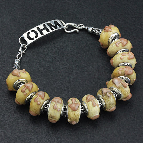 OHM Beads GOTM NO. 26 Three Sides sterling-silver Bead The Alternative Bead