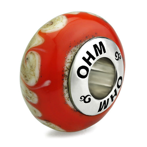 OHM Beads GOTM NO. 29 Dragon Alights sterling-silver Bead The Alternative Bead