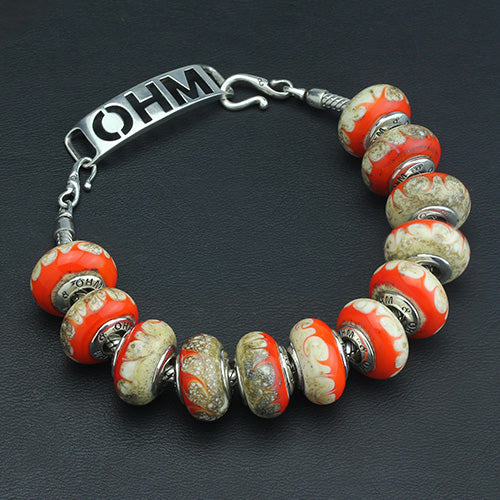 OHM Beads GOTM NO. 29 Dragon Alights sterling-silver Bead The Alternative Bead