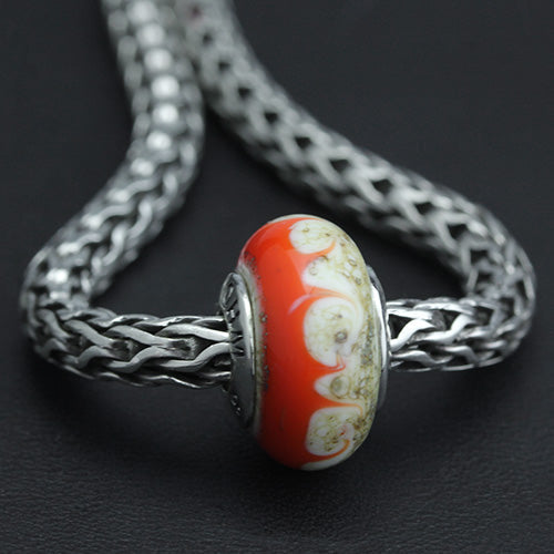 OHM Beads GOTM NO. 29 Dragon Alights sterling-silver Bead The Alternative Bead