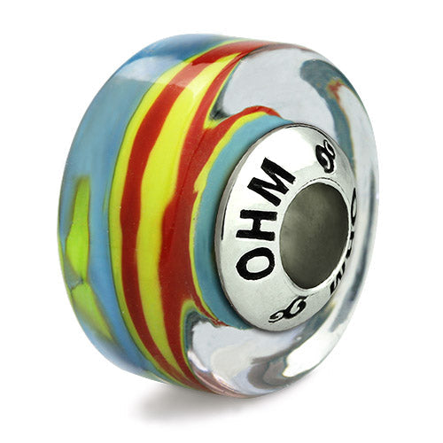 OHM Beads Strung Together (Retired) (AMG262) sterling-silver Bead The Alternative Bead