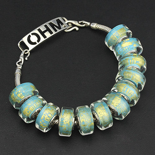 OHM Beads Golden Ocean (AMG264) sterling-silver Bead The Alternative Bead