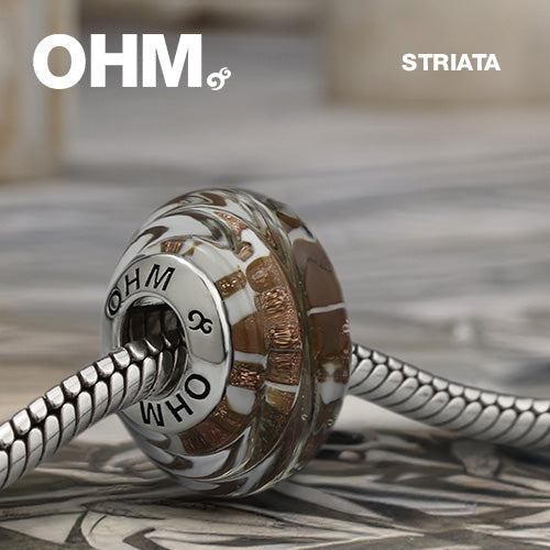 OHM Beads GOTM NO. 35 Striata (AMG290) sterling-silver Bead The Alternative Bead