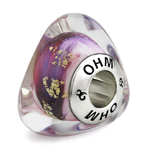 OHM Beads GOTM NO. 33 Aurora Haze (AMG291) sterling-silver Bead The Alternative Bead