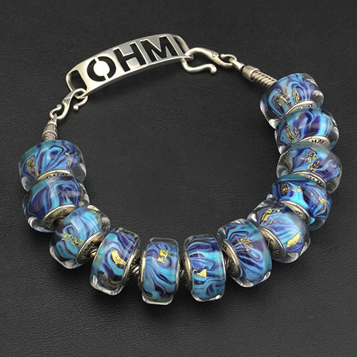OHM Beads GOTM NO. 39 Golden Archipelago sterling-silver Bead The Alternative Bead