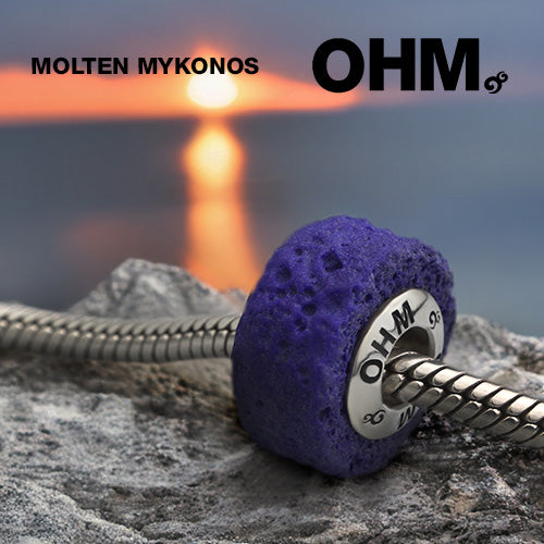 OHM Beads Molten Mykonos (AMG311)  sterling-silver Bead The Alternative Bead