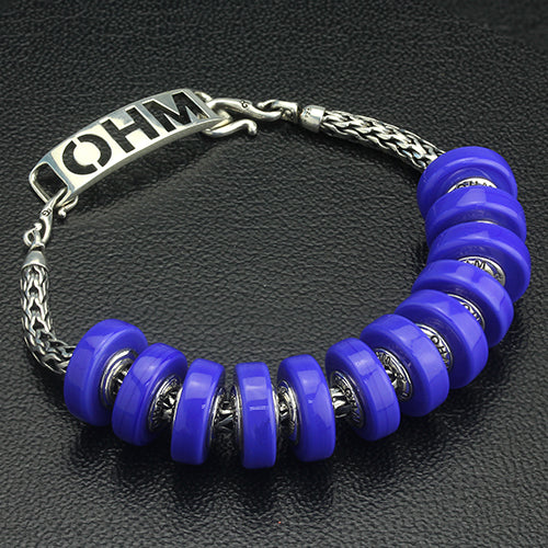 OHM Beads Deep (Retired) (AMG60006) blue glass Bead The Alternative Bead