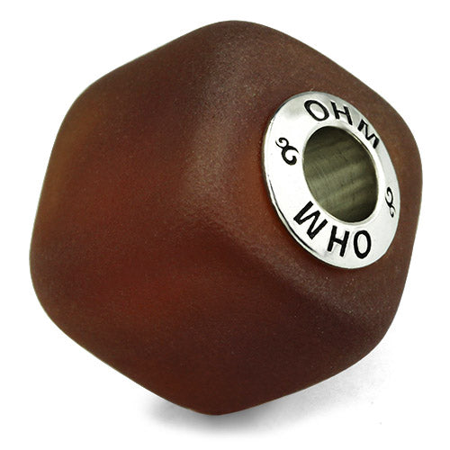 OHM Beads Ice Tea Cube (AMG761) sterling-silver Bead The Alternative Bead