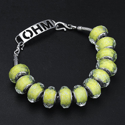 OHM Beads GOTM NO. 22 Sky Sparkles sterling-silver Bead The Alternative Bead