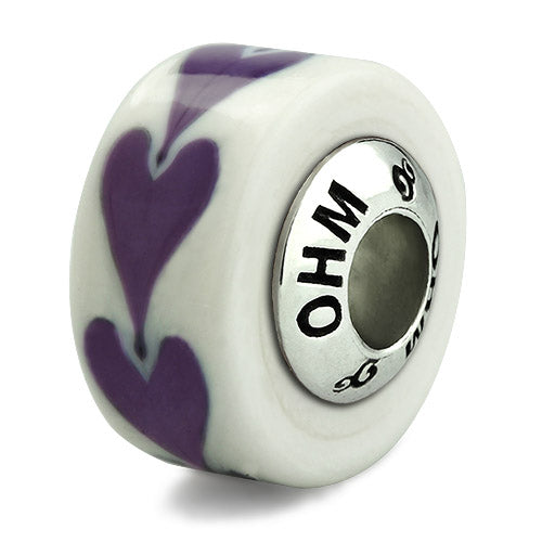 OHM Beads Aubergine Adoration (AMG904) sterling-silver Bead The Alternative Bead